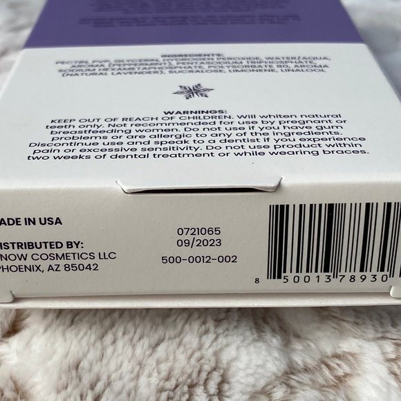 SNOW - The Magic Teeth SELF-DISSOLVING Whitening Strips - New in Box - Picture 5 of 6